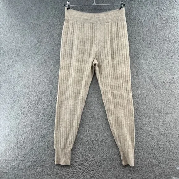 Intimately Free People Around the Clock Jogger in Oatmeal Size Medium Ribbed Kni - Picture 9 of 12